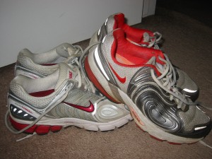 My trusty last two pairs of Nike Zoom shoes; will the next pair also be Nike?